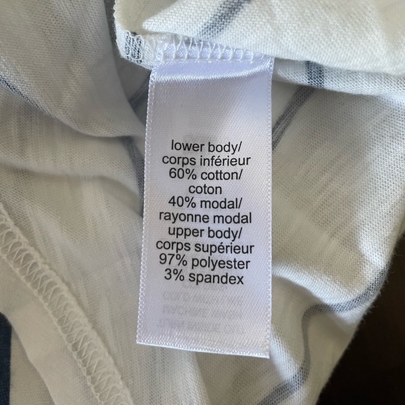 Women’s Maurice’s 3/4 Sleeve Striped Top - Size L - Picture 2 of 4